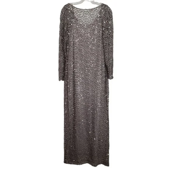kay unger sequin dress NWOT black Kay Unger Sequin Skirt Dress (Plus) size 22W